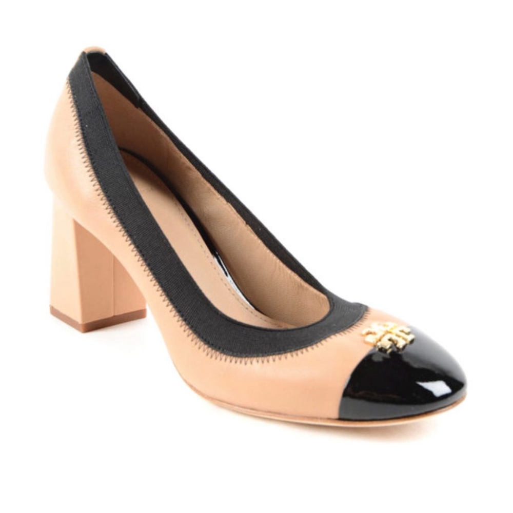 TORY BURCH Patent leather toe Jolie pumps size 7